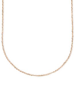 14k Rose Gold Necklace, 16 Perfectina Chain   Necklaces   Jewelry & Watches
