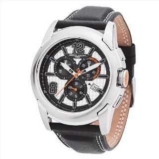 Jorg Gray JG9400 15   Men's Swiss Chronograph Watch, Date Display, Sapphire Crystal, Leather Strap: Watches