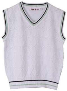 Viero Richi Boys and Toddlers V Neck Pullover Knit Sweater Vest   Sizes 2 16: Clothing