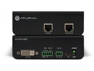 Atlona AT DVIRX RSNET HDBaseT RX DVI Box with Ethernet, RS 232 and IR: Electronics