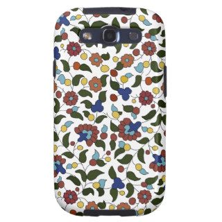 Armenian flower pattern   Blue & White Samsung Galaxy SIII Cases