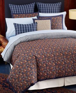 CLOSEOUT! Tommy Hilfiger Bedding, Shelburne Paisley Comforter and Duvet Cover Sets   Bedding Collections   Bed & Bath
