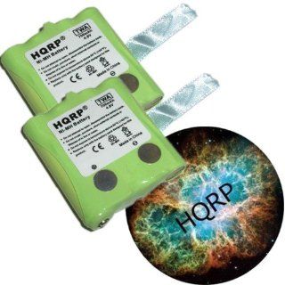 HQRP TWO Rechargeable Batteries for MIDLAND G 223 / G223, G 225 / G225, G 226 / G226, G 227 / G227 Two Way Radio plus Coaster : GPS & Navigation