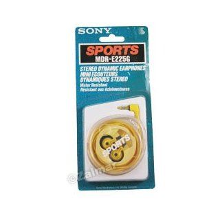 Sony Sports Water Resistant Stereo Dynamic Earphones (Model# MDR E225G): Everything Else