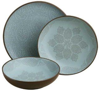 222 Fifth Chandi Blue 3 Piece Completer Set: Kitchen & Dining