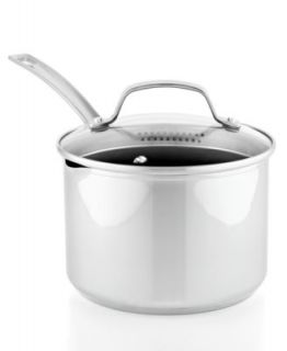 Emeril by All Clad Stainless Steel 3 Qt. Covered Saucepan   Cookware   Kitchen