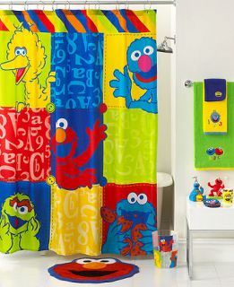 Jay Franco Bath, Sesame Street Retro Shower Curtain  