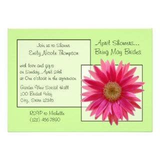 Daisy Bridal Shower Custom Invitation