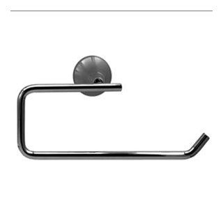Aquabrass 1507BC BC Brushed Chrome Bathroom Accessories 9 1/2" Open Towel Ring  