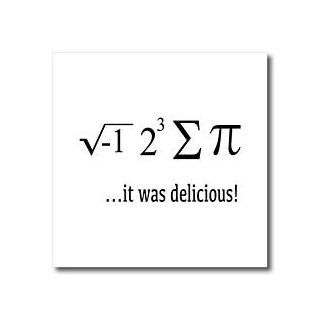 ht_128179_3 EvaDane   Funny Quotes   I ate sum piit was delicious. Math Humor. Mathematics. Math Teacher.   Iron on Heat Transfers   10x10 Iron on Heat Transfer for White Material: Patio, Lawn & Garden