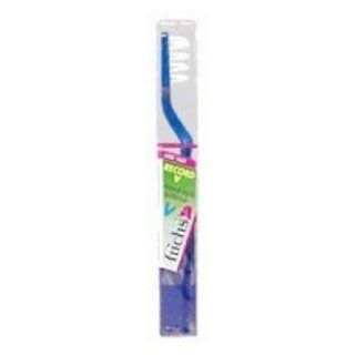 Fuchs Brushes Record V Nylon Bristle Toothbrush, Adult Soft ( Multi Pack): Health & Personal Care