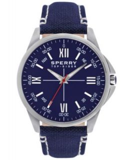 Sperry Top Sider Watch, Mens Striper Gold, Gray and Black Stripe Nylon Strap 45mm 102015   Watches   Jewelry & Watches