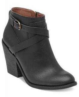 Lucky Brand Eloy Buckle Booties   Shoes