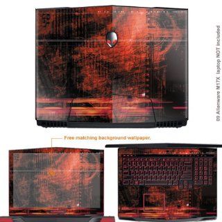Matte Protective Decal Skin Sticker (Matte finish) for Alienware M17X with 17.3in Screen (view IDENTIFY image for correct model) case cover Matte_09 M17X 206 Computers & Accessories