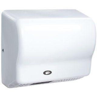 American Dryer Global GX3 M Steel Cover Automatic Hand Dryer, 208 240V, 1,500W Power, 50/60Hz, White Epoxy Finish: Industrial & Scientific