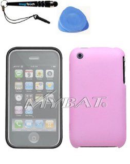IMAGITOUCH(TM) 3 Item Combo APPLE iPhone 3GS 3G Pink Phone Hard Case Protector Faceplate Cover (with Lens) (WL SO202) (Stylus pen, Pry Tool, Phone Cover) Cell Phones & Accessories