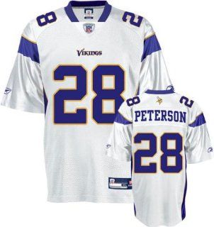 Reebok Minnesota Vikings Adrian Peterson Youth Replica White Jersey : Sports Fan Jerseys : Sports & Outdoors