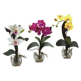 Nearly Natural Arrangement   Orchid Multicolor (14.5)