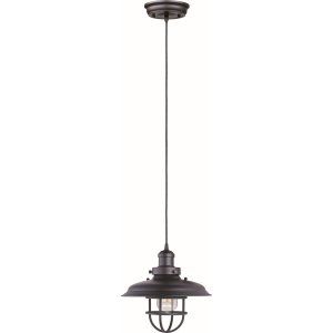 Maxim MAX 25031BZ/BUI Bronze Mini Hi Bay 1 Light Pendant W/Bulb