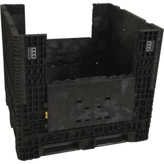 Triple Diamond Plastics Heavy-Duty Collapsible Bulk Storage Container — 48in.L x 45in.W x 42in.H, 1500Lb. Capacity,  Model# TDP-4548-42  Collapsible Containers