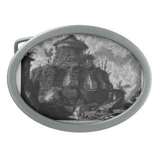 Giovanni Piranesi Elevation of the Tomb of Scipios Oval Belt Buckles