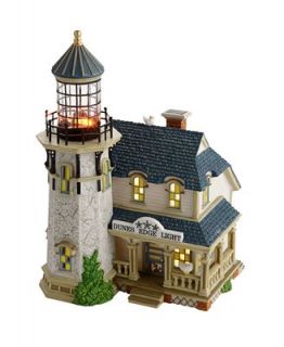 Department 56 Collectible Figurine, New England Village Dunes Edge Lighthouse   Holiday Lane