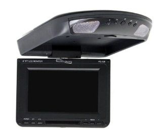 Brand New Phonics Digital Pd198 black 8 Inch Thin Tft Flip Down Ceiling mount Car Monitor with Twin Dome Lights, 45 Degrees Swiveling Action, and Built in Ir Transmitter and Amazing Resolution and the Best Features : Vehicle Overhead Video : Car Electronic