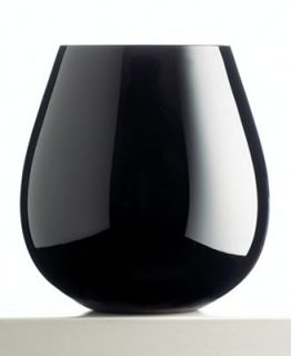 Artland Midnight Black 22 oz. Stemless Red Wine Glasses, Set of 4  
