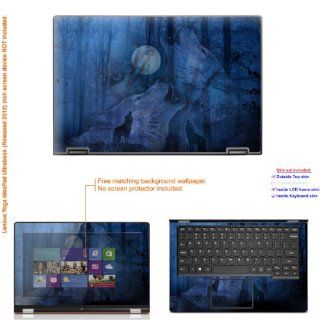 Decalrus   Matte Decal Skin Sticker for LENOVO IdeaPad Yoga 11 11S Ultrabooks with 11.6" screen (IMPORTANT NOTE compare your laptop to "IDENTIFY" image on this listing for correct model) case cover Mat_yoga1111 197 Computers & Accessor