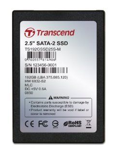 Transcend 192 GB  2.5 Inch SATA Solid State Drive (MLC chip) TS192GSSD25S M: Electronics