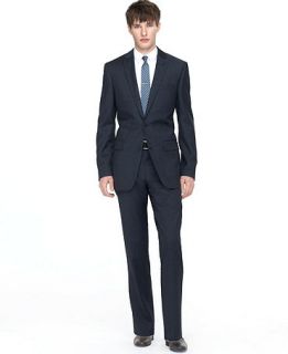 Bar III Suit Dark Blue Pindot Slim Fit   Suits & Suit Separates   Men