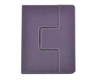 Detachable Rotating PU Leather Case/Cover/Shell for Apple iPad Air (5th Generation iPad) Smart Cover Swivel Stand Purple: Computers & Accessories