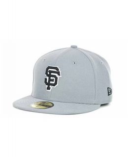 New Era Kids San Francisco Giants MLB Gray Black and White 59FIFTY   Sports Fan Shop By Lids   Men