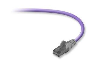 Belkin CAT6 Snagless Crossover Patch Cable (A3X189 14 PUR S): Computers & Accessories