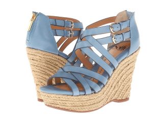 Sofft Priti Womens Wedge Shoes (Blue)