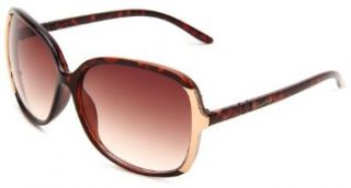 Union Bay Women's U183 Oversized Oval Sunglasses,Tortoise Frame,Brown Gradient Lens,One Size: Clothing