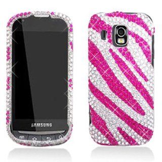 Aimo Wireless SAMM930PCDI186 Bling Brilliance Premium Grade Diamond Case for Samsung Transform Ultra M930   Retail Packaging   Hot Pink: Cell Phones & Accessories