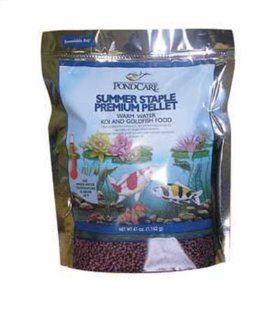 Pondcare Summer Staple Koi Fish Food Premium Pellet, 41 Ounce (Discontinued by Manufacturer): Patio, Lawn & Garden