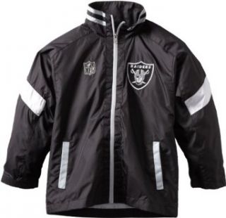 NFL Oakland Raiders 8 20 Youth Goal Post Full Zip Jacket, Black, Large : Sports Fan Jackets : Clothing