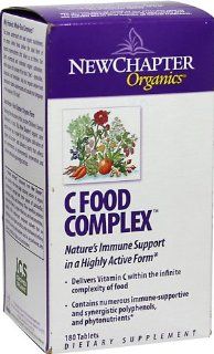 New Chapter Vitamin C Food Complex 180 Tablets: Health & Personal Care