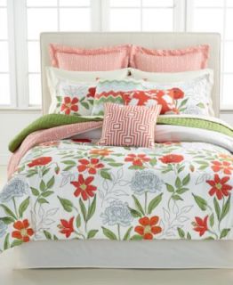 Martha Stewart Collection In Bloom 9 Piece Queen Comforter Set   Bed in a Bag   Bed & Bath