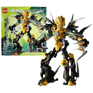 Lego Year 2011 Hero Factory Series 11 Inch Tall Figure Set #2282   ROCKA XL with Meteor Blaster and Double Blade Claw Combo Tool (Total Pieces 174) Toys & Games