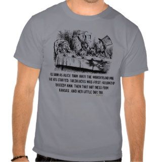 Mob Boss Alice (In Wonderland) Funny T Shirt