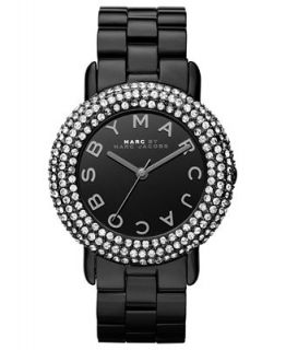 Marc by Marc Jacobs Watch, Womens Black Tone Stainless Steel Bracelet 36mm MBM3193   Watches   Jewelry & Watches