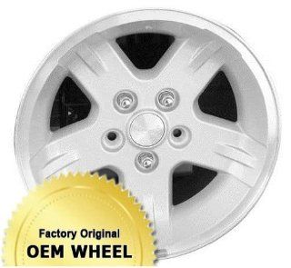JEEP WRANGLER 15X8 5 SPOKE Factory Oem Wheel Rim  MACHINE LIP SILVER   Remanufactured: Automotive