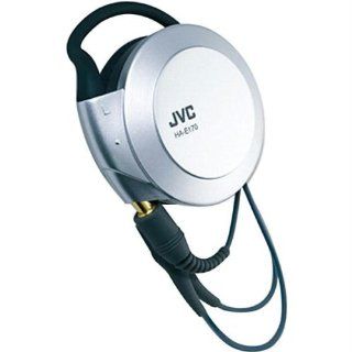 JVC HAE170S Ear Clip Headphones with Retractable Cord (Silver): Electronics
