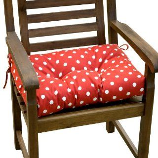Greendale Home Fashions Outdoor Gliding Chair Cushion, Patriotic Polka Dot   Patio Furniture Cushions