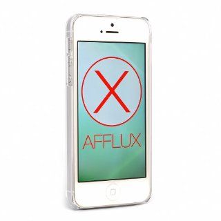 Afflux Slim Hard Case Cover Snap on Skin Better Grip with Free Screen Protector for Apple iPhone 5/5s (Clear 166): Cell Phones & Accessories