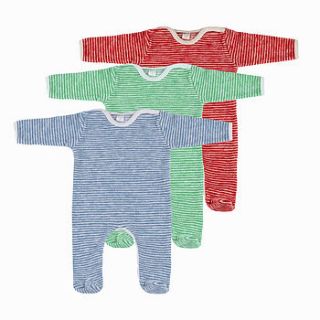 organic lambswool fleece sleepsuit pyjamas by lana bambini