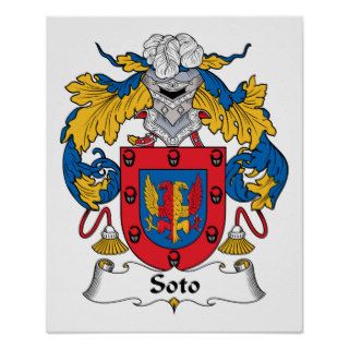 Soto Family Crest Print